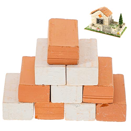 MILISTEN 20 Stück Teiliges Miniatur Ziegelsteine Realistische Modellbausteine für DIY Landschaften Puppenhaus Sandtisch und Architektur Kompakt und Vielseitig für Kreative Projekte von Milisten