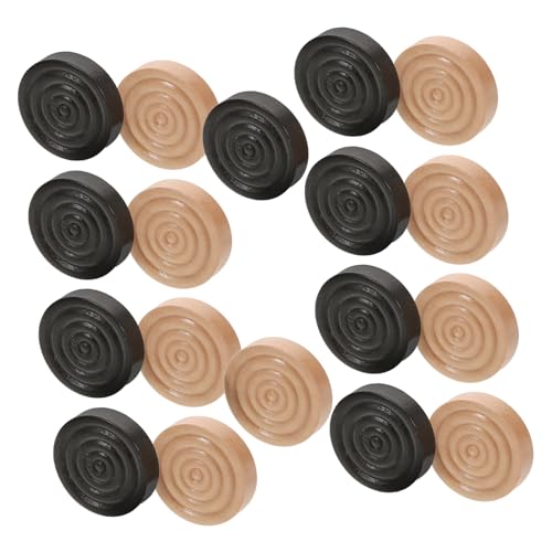 MILISTEN 24 Stück Holz Spielsteine für Dame und Schach Runde Geschnitzte Spielsteine für Brettspiele Hochwertiges Holz Zubehör für Brettspiel Enthusiasten und Sammler MILISTEN 24 Stück Holz Spielsteine für Dame und Schach Runde Geschnitzte Spielsteine für Brettspiele Hochwertiges Holz Zubehör für Brettspiel Enthusiasten und Sammler von Milisten
