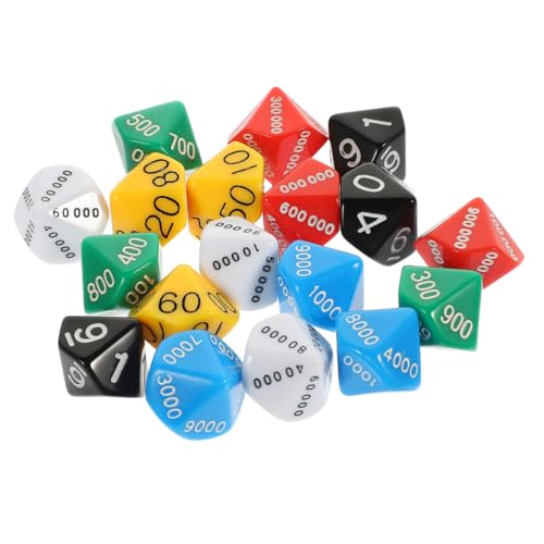 MILISTEN 24 Stück Platzwert Spielwürfel für Brettspiele Lernspielzeug Partyspielzeug aus Hochwertigem Kunststoff für Ktv Bars und Partys MILISTEN 24 Stück Platzwert Spielwürfel für Brettspiele Lernspielzeug Partyspielzeug aus Hochwertigem Kunststoff für Ktv Bars und Partys von Milisten