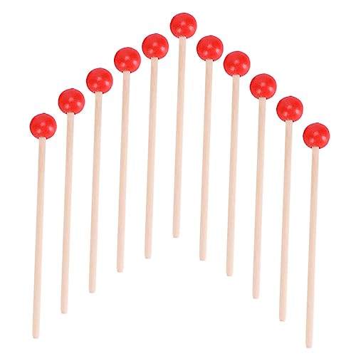 MILISTEN 25 Stück Teiliges Holzschlägel für Leichte Percussion Instrument Zubehör Langlebige Mallets mit Bruchfestem Kopf für Tongue Drum und Xylophon Mädchen Jungen MILISTEN 25 Stück Teiliges Holzschlägel für Leichte Percussion Instrument Zubehör Langlebige Mallets mit Bruchfestem Kopf für Tongue Drum und Xylophon Mädchen Jungen von Milisten