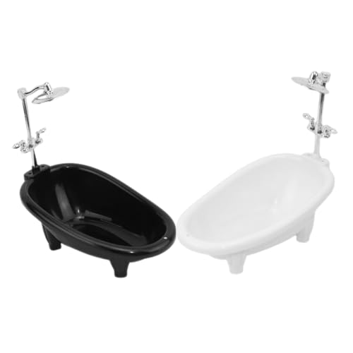 MILISTEN 2Er Set Mini-Wanne Badewanne Puppe Miniatur Babybadwanne Dollhouse Badezimmermöbel Plastik MILISTEN 2Er Set Mini-Wanne Badewanne Puppe Miniatur Babybadwanne Dollhouse Badezimmermöbel Plastik von Milisten