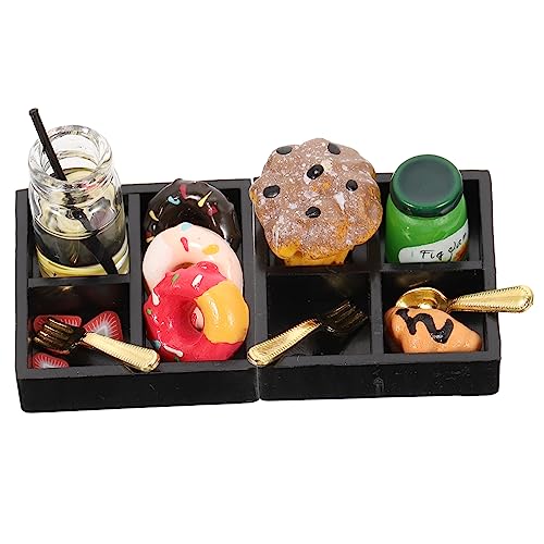 MILISTEN 2Sätze Puppenhaus Zubehör Mikroszenenlayout Mit Mini Lebensmitteln Für Teeparty Harzmaterial Langlebig Für Perfektes Für Kreative Spielmomente MILISTEN 2Sätze Puppenhaus Zubehör Mikroszenenlayout Mit Mini Lebensmitteln Für Teeparty Harzmaterial Langlebig Für Perfektes Für Kreative Spielmomente von Milisten