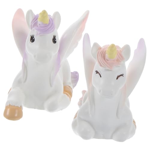 MILISTEN 2Stücke Einhorn Harzstatuen Einhorn Figur Kuchendekoration mit Tiermotiv für Kindergeburtstagsfeiern Kreative Tortendeko und Mikro MILISTEN 2Stücke Einhorn Harzstatuen Einhorn Figur Kuchendekoration mit Tiermotiv für Kindergeburtstagsfeiern Kreative Tortendeko und Mikro von Milisten
