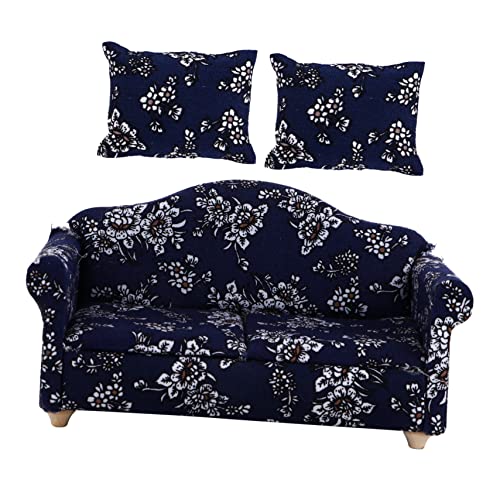 MILISTEN 2Stücke Mini Sofa für Puppenhaus Blaues Muster Kissen Spielzeugmöbel für Robust und Accessoire für Sammler und Puppenhaus Dekoration MILISTEN 2Stücke Mini Sofa für Puppenhaus Blaues Muster Kissen Spielzeugmöbel für Robust und Accessoire für Sammler und Puppenhaus Dekoration von Milisten