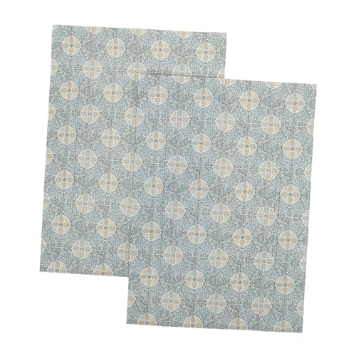 MILISTEN 2pcs A4 Größe wasserdichte Wandaufkleber Für Dollhouse Outdoor Decoration Peel Und Stick Tapete Für Miniaturhauszubehör von Milisten