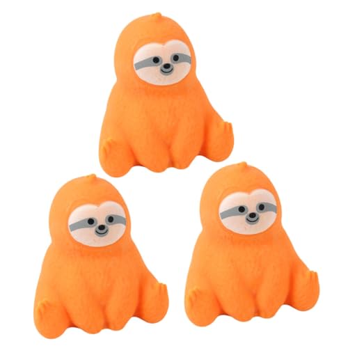 MILISTEN 3 STÜCKE Teiliges Niedliche Dehnbare Faultier quetschfiguren für Erwachsene und Kompakt und Leicht Partyspielzeug zur Druckentlastung und Beruhigung Zufällige Zufällige Farbe von Milisten