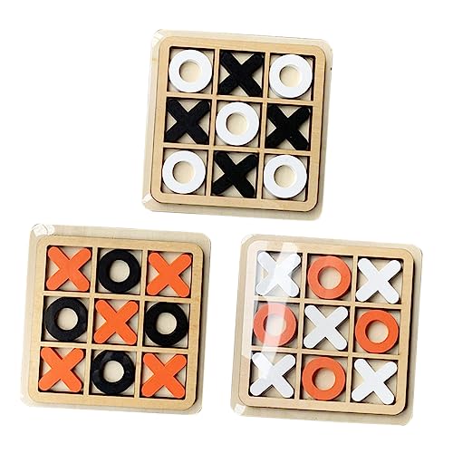 MILISTEN 3 Sätze Holzspielzeug Klassisches Toe Spiel für Tischdekoration im Wohnzimmer Geeignet für Familienaktivitäten mit Sicherem MILISTEN 3 Sätze Holzspielzeug Klassisches Toe Spiel für Tischdekoration im Wohnzimmer Geeignet für Familienaktivitäten mit Sicherem von Milisten