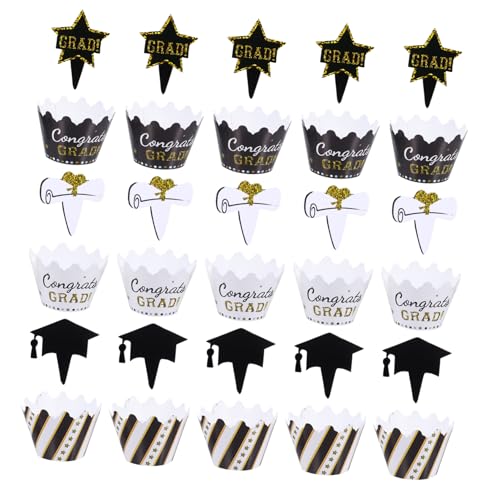 MILISTEN 3 Sätze Kuchen Umgebende Karten Grad Abschlusstorte Dekoration Hochschule Name Kuchen Picks Felgen Kuchen -picks Kuchen Dekorative Topper Dessert -topper Papier 24 Stück * 3 MILISTEN 3 Sätze Kuchen Umgebende Karten Grad Abschlusstorte Dekoration Hochschule Name Kuchen Picks Felgen Kuchen -picks Kuchen Dekorative Topper Dessert -topper Papier 24 Stück * 3 von Milisten