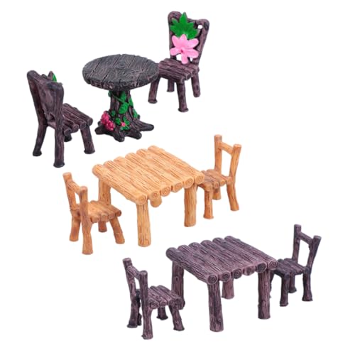Milisten 3sätze Minimöbel Aus Kunstharz Miniaturmodelle Für Puppenhäuser Winzige Bankdekoration Als Schreibtischornament Miniaturszenenmodell Milisten 3sätze Minimöbel Aus Kunstharz Miniaturmodelle Für Puppenhäuser Winzige Bankdekoration Als Schreibtischornament Miniaturszenenmodell von Milisten