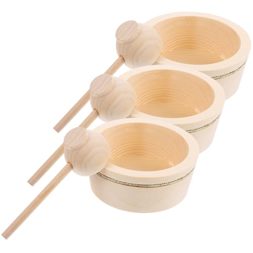 MILISTEN 3 Sätze Miniatur Küchenzubehör Set Teiliges Set aus Holzschalen und Löffeln für Mini Häuser für Kreativität und Vorstellungskraft MILISTEN 3 Sätze Miniatur Küchenzubehör Set Teiliges Set aus Holzschalen und Löffeln für Mini Häuser für Kreativität und Vorstellungskraft von Milisten