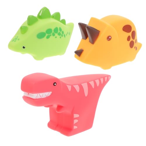 Milisten 3 Stück Cartoon Dinosaurier Badewannenspielzeug für Kleinkinder Wasserspritzendes für Spaß der Badewanne für Junge Mädchen und Vorschulkinder von Milisten