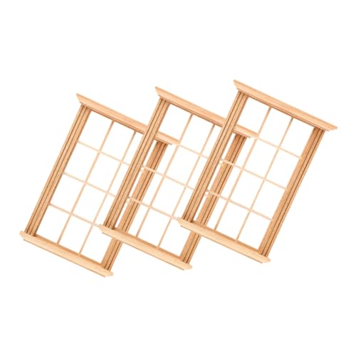 MILISTEN 3 Stück Maßstab Kleine Handgefertigte Mini Fenster für Puppenhausmöbel Kreatives DIY Zubehör für Sammler MILISTEN 3 Stück Maßstab Kleine Handgefertigte Mini Fenster für Puppenhausmöbel Kreatives DIY Zubehör für Sammler von Milisten