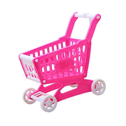 MILISTEN 3 Stück Mini Einkaufswagen aus Realistisches für Kaufladen und Rollenspiele Zufällige Farben für DIY Projekte und Kindergartenaktivitäten Zufällige Farbe Zufällige Farbe von Milisten