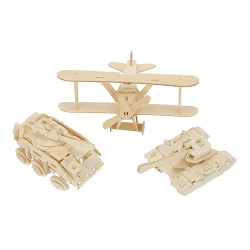 MILISTEN 3 Stück Teiliges Holzpuzzle aus Natürlichem Holz DIY Modellbausatz ohne Kleber Pädagogisches Holzspielzeug für Kreativität Geduld und Vorstellungskraft MILISTEN 3 Stück Teiliges Holzpuzzle aus Natürlichem Holz DIY Modellbausatz ohne Kleber Pädagogisches Holzspielzeug für Kreativität Geduld und Vorstellungskraft von Milisten