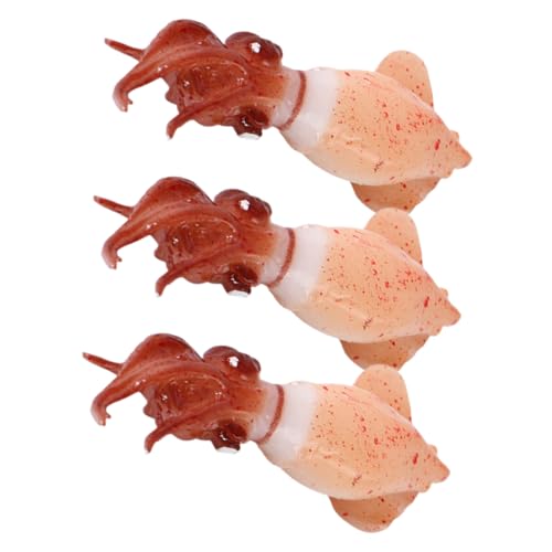 MILISTEN 3 Stück Teiliges Mini Modell Realistische Künstliche Dekoration Lebensechte Squid Food Prop Sichere Materialien als Küchen und Tischdeko Fotorequisiten DIY Handwerk MILISTEN 3 Stück Teiliges Mini Modell Realistische Künstliche Dekoration Lebensechte Squid Food Prop Sichere Materialien als Küchen und Tischdeko Fotorequisiten DIY Handwerk von Milisten