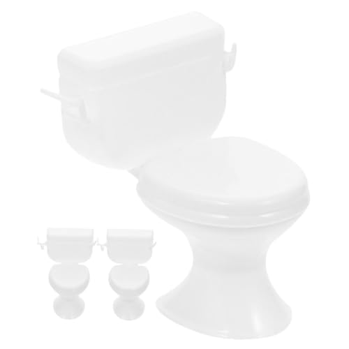 MILISTEN 3 Stück Toilettenschmuck Mini-töpfchen Kleine Hausmöbel Realistische Toilette Mini-haustoilette Realistische Mini-Toilette Winzige Toilette Mini -Handwerk Pp Weiß MILISTEN 3 Stück Toilettenschmuck Mini-töpfchen Kleine Hausmöbel Realistische Toilette Mini-haustoilette Realistische Mini-Toilette Winzige Toilette Mini -Handwerk Pp Weiß von Milisten