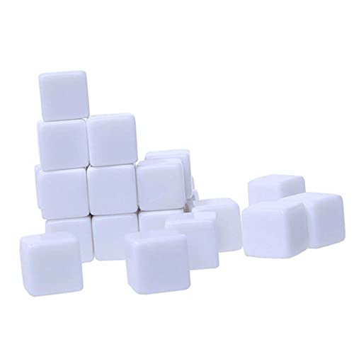 MILISTEN 30 Stück Teiliges Weiße Acrylwürfel Blank Dice Quadratische Blöcke Robust für DIY Basteln Spiel Zubehör MILISTEN 30 Stück Teiliges Weiße Acrylwürfel Blank Dice Quadratische Blöcke Robust für DIY Basteln Spiel Zubehör von Milisten