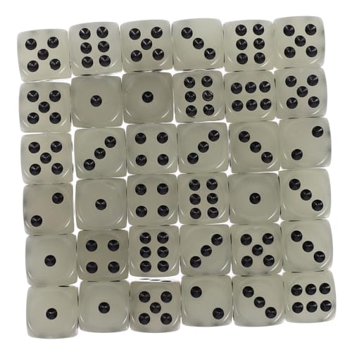 MILISTEN 36 Stück Leuchtende Seitige Acrylwürfel für Partys Tischspiele und Kartenspiele Leuchtende Spielwürfel für Mehr Spaß und Freude MILISTEN 36 Stück Leuchtende Seitige Acrylwürfel für Partys Tischspiele und Kartenspiele Leuchtende Spielwürfel für Mehr Spaß und Freude von Milisten