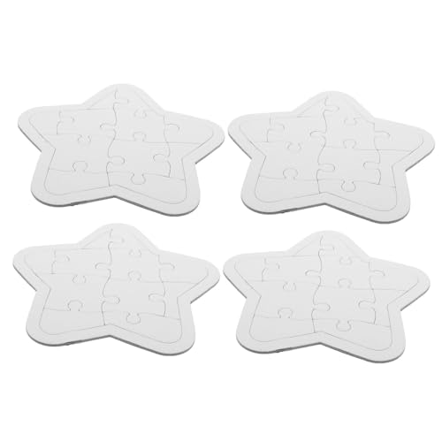 MILISTEN 4 Blätter Leere Puzzles für DIY Graffiti Puzzles zum Ausmalen für Kreative Spiele und Bastelprojekte für Zuhause Schule und Reisen MILISTEN 4 Blätter Leere Puzzles für DIY Graffiti Puzzles zum Ausmalen für Kreative Spiele und Bastelprojekte für Zuhause Schule und Reisen von Milisten