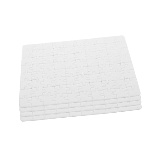 MILISTEN 4 Blätter Weiße Blanko Puzzles Teile zum Malen Basteln und Kreativsein für Fördert Kreativität und MILISTEN 4 Blätter Weiße Blanko Puzzles Teile zum Malen Basteln und Kreativsein für Fördert Kreativität und von Milisten