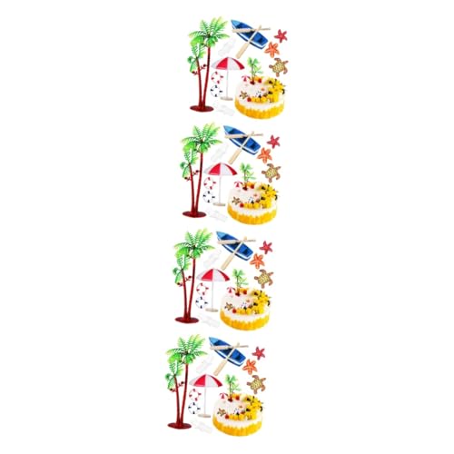 MILISTEN 4 Sätze Dekoration Mit Strandmotiven Kuchendekorationen Zum Thema Strand Im Freien Kuchendeckel Für Den Strand Einrichtung Mit Strandmotiven Baum Tropisches Glas 10 Stück * 4 MILISTEN 4 Sätze Dekoration Mit Strandmotiven Kuchendekorationen Zum Thema Strand Im Freien Kuchendeckel Für Den Strand Einrichtung Mit Strandmotiven Baum Tropisches Glas 10 Stück * 4 von Milisten