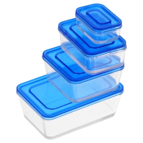MILISTEN 4 Stück Boxen Simuliertes Bento -Box -Zubehör Mini Puppenhaus Lunchboxen Landschaftsschmuck Abs Blau MILISTEN 4 Stück Boxen Simuliertes Bento -Box -Zubehör Mini Puppenhaus Lunchboxen Landschaftsschmuck Abs Blau von Milisten