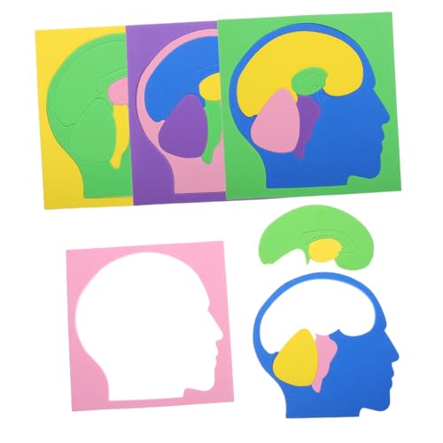 MILISTEN 4 Stück Gehirnrätsel für Gehirnmodell kleine Rätsel für Erwachsene Montessori-Rätsel Kinderpuzzle Denksportaufgaben Rätsel Blockpuzzle Gehirn Rätsel Gehirn-Puzzle Eva MILISTEN 4 Stück Gehirnrätsel für Gehirnmodell kleine Rätsel für Erwachsene Montessori-Rätsel Kinderpuzzle Denksportaufgaben Rätsel Blockpuzzle Gehirn Rätsel Gehirn-Puzzle Eva von Milisten