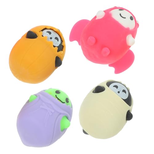MILISTEN 4 Stück Halloween Stressabbau Weiche Tragbare Knautschbälle mit Kürbis-Motiv Lustige Decompression Toys für Erwachsene Partygeschenk und Mitgebsel MILISTEN 4 Stück Halloween Stressabbau Weiche Tragbare Knautschbälle mit Kürbis-Motiv Lustige Decompression Toys für Erwachsene Partygeschenk und Mitgebsel von Milisten