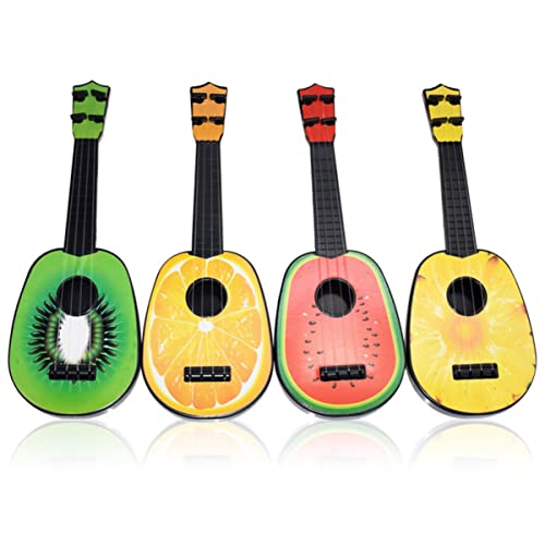MILISTEN 4 Stück Mini Gitarre Set Teiliges Musikinstrument für Wassermelone Ananas Pädagogisches Musikspielzeug Kreativität und Koordination MILISTEN 4 Stück Mini Gitarre Set Teiliges Musikinstrument für Wassermelone Ananas Pädagogisches Musikspielzeug Kreativität und Koordination von Milisten