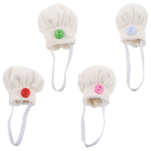 MILISTEN 4 Stück Miniatur-Kochmützen, Puppen-Bastelzubehör, winzige Mützen für Puppenhaus-Ausstellungen für kreative Projekte und einzigartige Dekorationen,, 10–15 cm MILISTEN 4 Stück Miniatur-Kochmützen, Puppen-Bastelzubehör, winzige Mützen für Puppenhaus-Ausstellungen für kreative Projekte und einzigartige Dekorationen,, 10–15 cm von Milisten