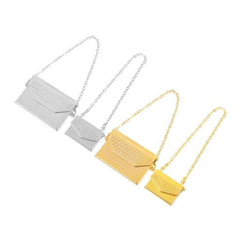 MILISTEN 4 Stück Puppenhaus Realistische Kleine Umhängetaschen und Mini Geldbörsen Tragbare Puppenzubehör Kreative Dekoration für Sammler und DIY-spielspaß MILISTEN 4 Stück Puppenhaus Realistische Kleine Umhängetaschen und Mini Geldbörsen Tragbare Puppenzubehör Kreative Dekoration für Sammler und DIY-spielspaß von Milisten