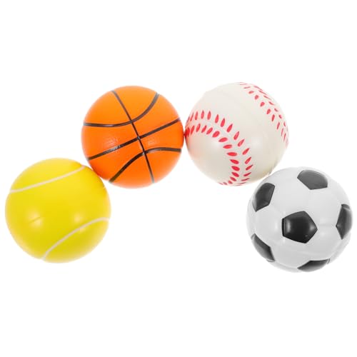 MILISTEN 4 Stück Teiliges Badespielzeug für Kleinkinder Weiche Sportbälle für Badewanne Sicher und Lustig Fördert und Motorikfähigkeiten MILISTEN 4 Stück Teiliges Badespielzeug für Kleinkinder Weiche Sportbälle für Badewanne Sicher und Lustig Fördert und Motorikfähigkeiten von Milisten