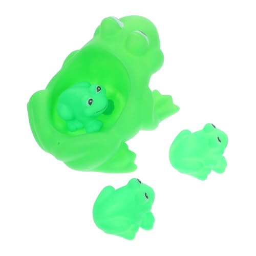 MILISTEN 4 Stück Teiliges Frosch Badespielzeug Set für Junge Mädchen Lustige Weiche und Sichere Badewannen Spielzeuge Vinyl für und Eltern Junge Mädchen Interaktion MILISTEN 4 Stück Teiliges Frosch Badespielzeug Set für Junge Mädchen Lustige Weiche und Sichere Badewannen Spielzeuge Vinyl für und Eltern Junge Mädchen Interaktion von Milisten