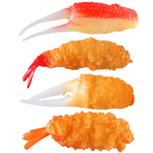 MILISTEN 4 Stück Teiliges Realistische Fake Tempuras Modell Künstliches Essen für Rollenspiele Fotografie und Dekoration Geeignet für Kindergarten und Zuhause MILISTEN 4 Stück Teiliges Realistische Fake Tempuras Modell Künstliches Essen für Rollenspiele Fotografie und Dekoration Geeignet für Kindergarten und Zuhause von Milisten