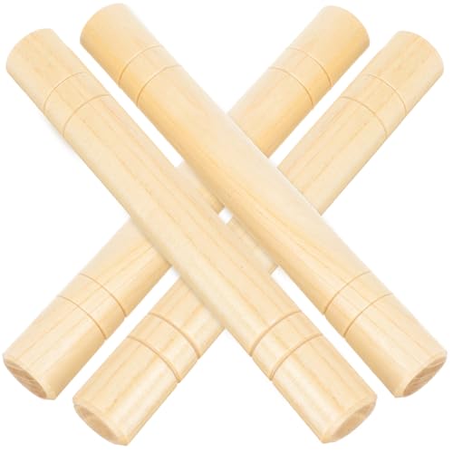 MILISTEN 4 Stück Teiliges Rhythmus Sticks für Pädagogisches Musikinstrument aus Hochwertigem für Frühes Lernen und Musikalische im Kindergarten MILISTEN 4 Stück Teiliges Rhythmus Sticks für Pädagogisches Musikinstrument aus Hochwertigem für Frühes Lernen und Musikalische im Kindergarten von Milisten