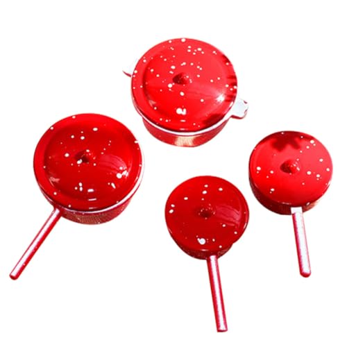 MILISTEN 4 Stück fröhliche Miniaturtöpfe Puppe Mini- -Simulationstöpfe Ornamente Miniaturtöpfe Bildungs-Mini-Kochgeschirr Mini-Kochgeschirr aus Metall Minikocher aus Metall Legierung rot MILISTEN 4 Stück fröhliche Miniaturtöpfe Puppe Mini- -Simulationstöpfe Ornamente Miniaturtöpfe Bildungs-Mini-Kochgeschirr Mini-Kochgeschirr aus Metall Minikocher aus Metall Legierung rot von Milisten