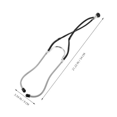 MILISTEN 4 Stück simuliertes Stethescope -Cosplay falsches Kostüm Sie für Cosplay Metall Schwarz von Milisten