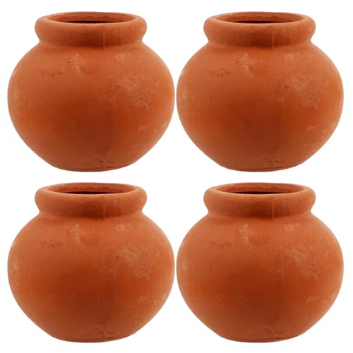 MILISTEN 4 Stücke Mini-Blumentopf aus Keramik Pflanzen Mini-Puppenhausmöbel Miniatur-Blumentopf-Bastelset aus Ton Mini Blumentöpfe DIY Dollhouse Kleine Tontöpfe kleine Mini-Tontöpfe Orange MILISTEN 4 Stücke Mini-Blumentopf aus Keramik Pflanzen Mini-Puppenhausmöbel Miniatur-Blumentopf-Bastelset aus Ton Mini Blumentöpfe DIY Dollhouse Kleine Tontöpfe kleine Mini-Tontöpfe Orange von Milisten