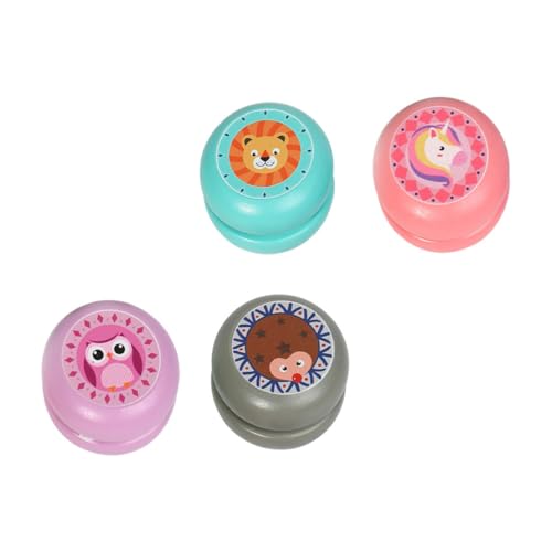 MILISTEN 4 Stücke Teiliges Holz Yo Yo Cartoon Designs mit Eule Igel Einhorn Pädagogisches Responsives Kinderspielzeug Tragbar für Anfänger MILISTEN 4 Stücke Teiliges Holz Yo Yo Cartoon Designs mit Eule Igel Einhorn Pädagogisches Responsives Kinderspielzeug Tragbar für Anfänger von Milisten