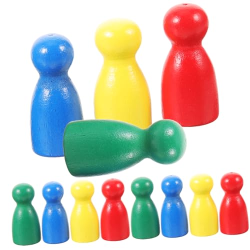 MILISTEN 40 Stück Menschlich Geformte Schachfiguren aus Holz Spielsteine für Brettspiele Zubehör für Flugschach Farbe Zufällig Pädagogisches für Erwachsene Zufällige Farbe MILISTEN 40 Stück Menschlich Geformte Schachfiguren aus Holz Spielsteine für Brettspiele Zubehör für Flugschach Farbe Zufällig Pädagogisches für Erwachsene Zufällige Farbe von Milisten