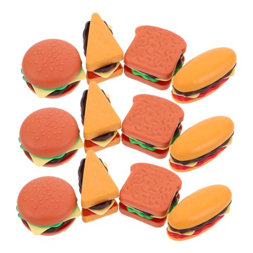 MILISTEN 40 Stück Teiliges Fast Food Spielset Miniatur Lebensmittel Realistische Hamburger Hot Dog Toast Sandwich DIY Simulation Küchenzubehör für Rollenspiel und Puppenhaus Dekoration MILISTEN 40 Stück Teiliges Fast Food Spielset Miniatur Lebensmittel Realistische Hamburger Hot Dog Toast Sandwich DIY Simulation Küchenzubehör für Rollenspiel und Puppenhaus Dekoration von Milisten