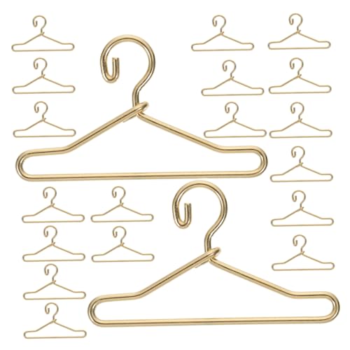 MILISTEN 40Stücke Puppenkleiderbügel aus Stabilem Goldene Mini Kleiderbügel für Puppen für Puppenkleiderschrank und Miniaturhaus Requisiten MILISTEN 40Stücke Puppenkleiderbügel aus Stabilem Goldene Mini Kleiderbügel für Puppen für Puppenkleiderschrank und Miniaturhaus Requisiten von Milisten