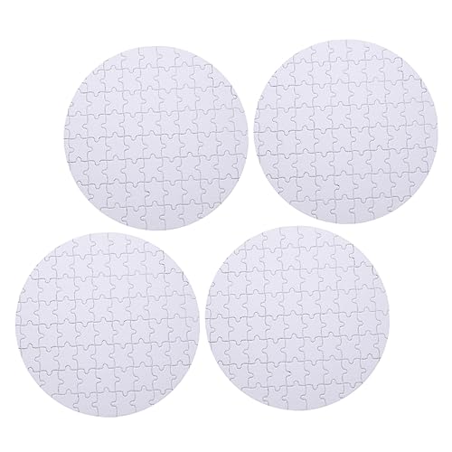 MILISTEN 4Stücke Sublimationspuzzle aus Robustem Papiermaterial Leere DIY Puzzles für Persönliche Kunstwerke Individuell Bedruckbar mit Fotos und Bildern für Kreative Projekte von Milisten
