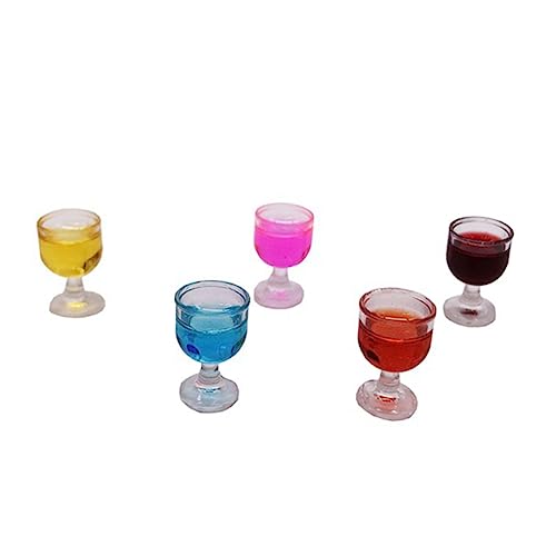 MILISTEN 5 Stück Mini Möbeldekoration Kleines Kleine Häuser Puppenhaus Mini Tasse Miniatur Tassen Für Puppenhaus Kleine Tassen Miniatur Hauszubehör PVC Zufällige Farbe von Milisten