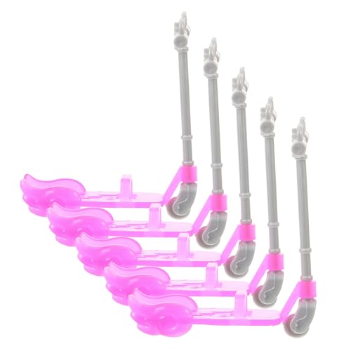 MILISTEN 5 Stück Scheibenwagen -Autospielzeug Puppe Mini- -Scooter Partyspiele Roller Sie das Spiel Scooter Scooter-Modell Spielzeugroller Spielhauszubehör Roller Plastik von Milisten