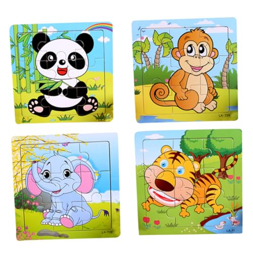 MILISTEN 5 Stück Teiliges Holzpuzzle für DIY Handgefertigtes Lernspielzeug mit Elefant Tiger Panda und Schmetterling Interaktives für Kleinkinder Fördert die Kreativität und Motorik MILISTEN 5 Stück Teiliges Holzpuzzle für DIY Handgefertigtes Lernspielzeug mit Elefant Tiger Panda und Schmetterling Interaktives für Kleinkinder Fördert die Kreativität und Motorik von Milisten