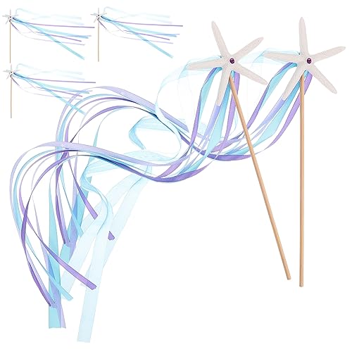 MILISTEN 5 Stück Teiliges Magische Feenstäbe mit Ribbons Dekorative Stäbe für Geburtstagsfeiern Cosplay und Bühnenaufführungen MILISTEN 5 Stück Teiliges Magische Feenstäbe mit Ribbons Dekorative Stäbe für Geburtstagsfeiern Cosplay und Bühnenaufführungen von Milisten