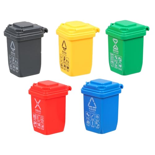 MILISTEN 5 Stück Teiliges Miniatur Müllsortier für Puppenhaus Zubehör Realistische Abfalltonnen Spielerisches Lernen Umweltbewusstsein Fördern Desktop Dekoration MILISTEN 5 Stück Teiliges Miniatur Müllsortier für Puppenhaus Zubehör Realistische Abfalltonnen Spielerisches Lernen Umweltbewusstsein Fördern Desktop Dekoration von Milisten