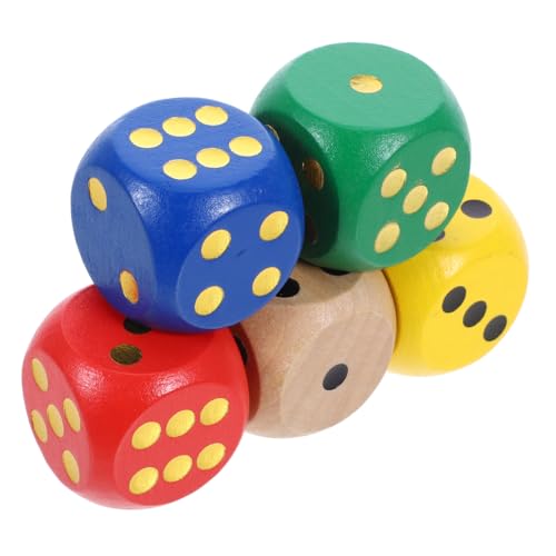MILISTEN 5 Stück Würfel Spiele Für Geburtstagsfeiern Party Gefälligkeiten Holz MILISTEN 5 Stück Würfel Spiele Für Geburtstagsfeiern Party Gefälligkeiten Holz von Milisten