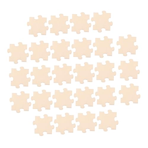 MILISTEN 50 Stück Holzpuzzle Teile DIY Puzzles Kreative Bastelholzstücke für Heimdekoration für Kunstprojekte MILISTEN 50 Stück Holzpuzzle Teile DIY Puzzles Kreative Bastelholzstücke für Heimdekoration für Kunstprojekte von Milisten